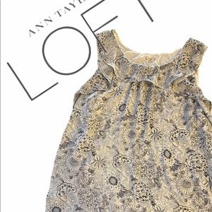Ann Taylor LOFT floral tank top